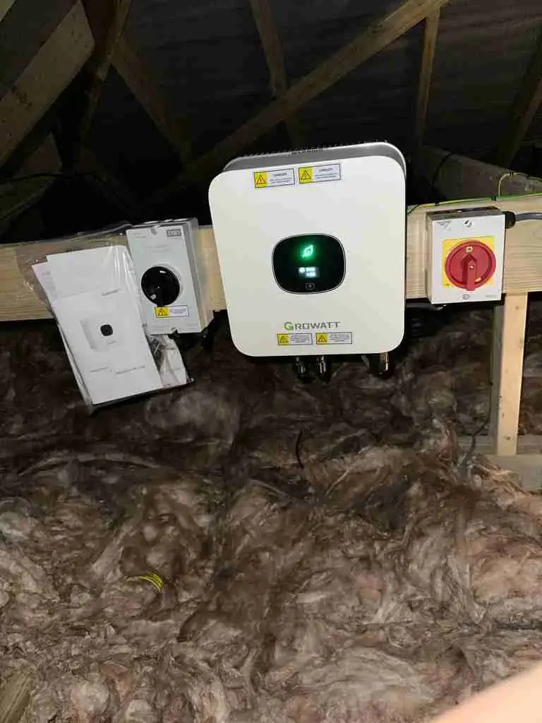 Growatt Inverter Installation in Loft Space